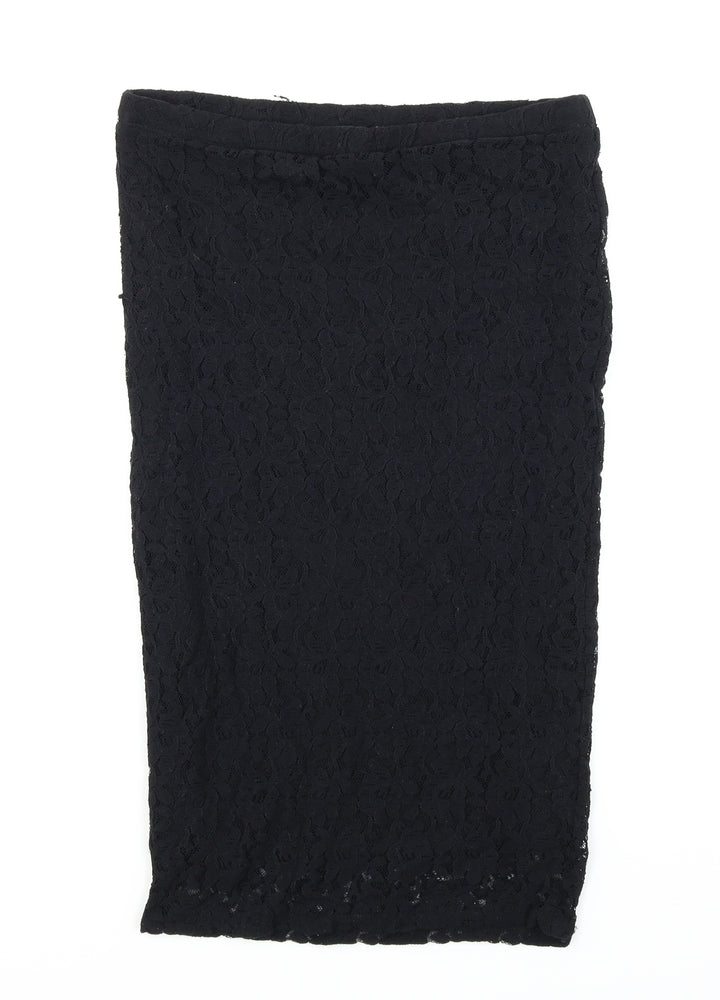 G21 Womens Black   Straight & Pencil Skirt Size 12