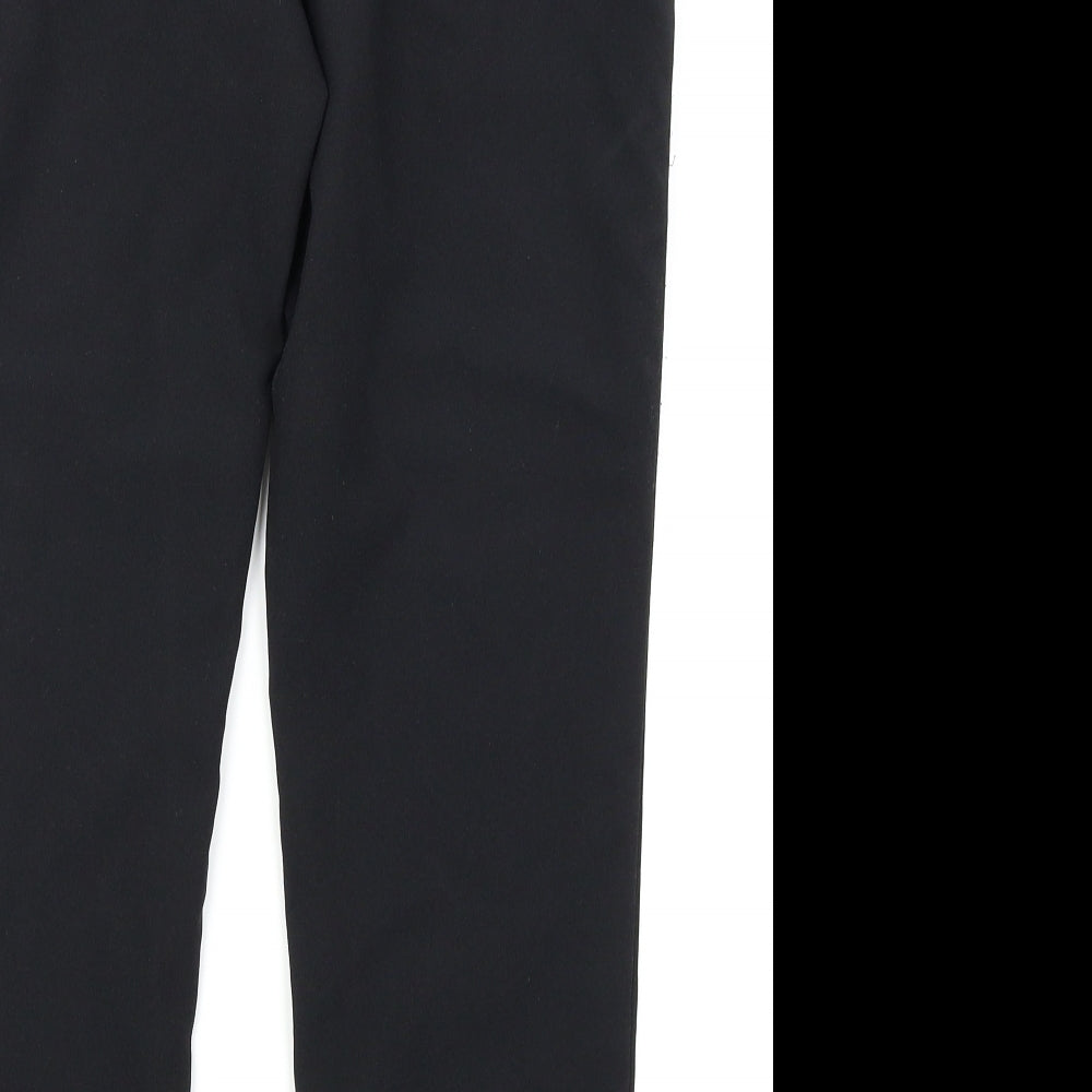 Peacocks Womens Black   Trousers  Size 8 L26 in
