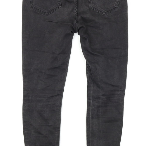 New Look Womens Black  Denim Skinny Jeans Size 12 L25 in