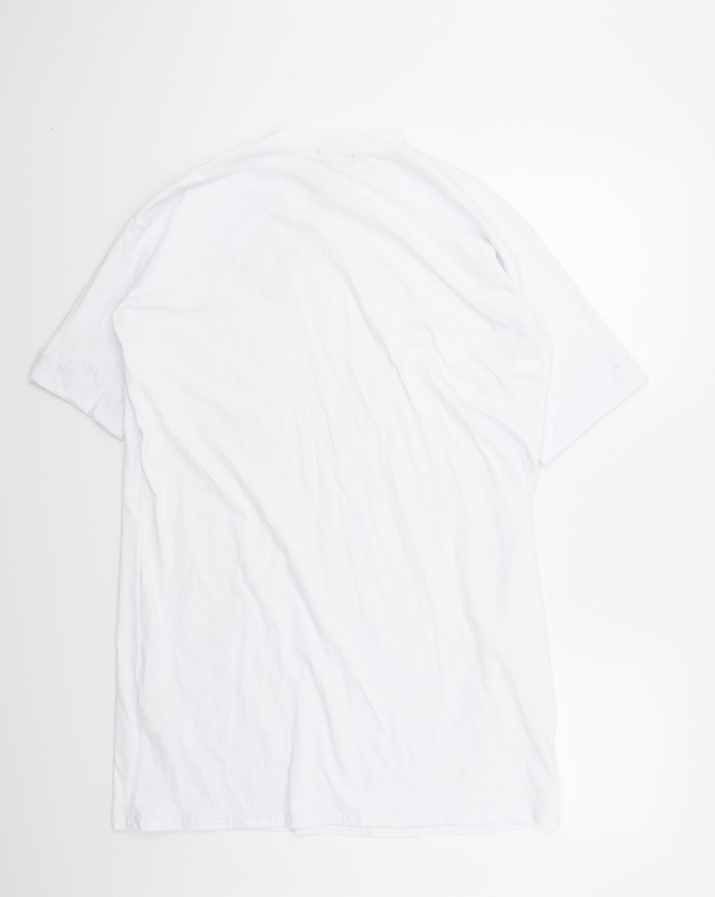 Pretty Little Thing Womens White   T-Shirt Dress  Size 8