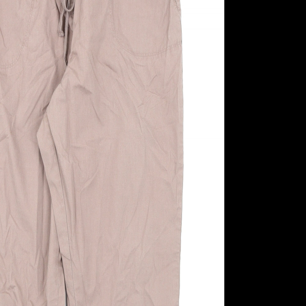 Classic Womens Brown   Capri Trousers Size 14 L27 in