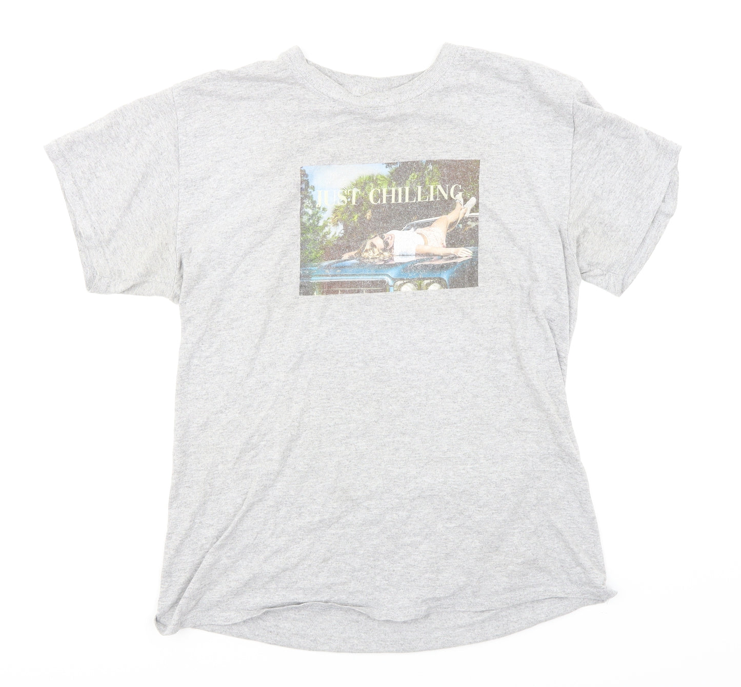 In the Style Womens Grey   Basic T-Shirt Size 10