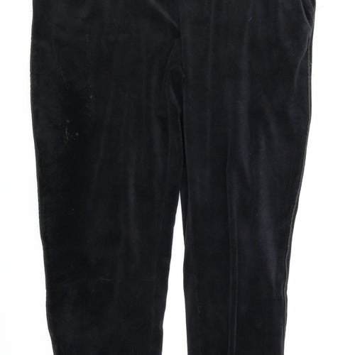 NEXT Womens Black   Jogger Trousers Size 12 L29 in