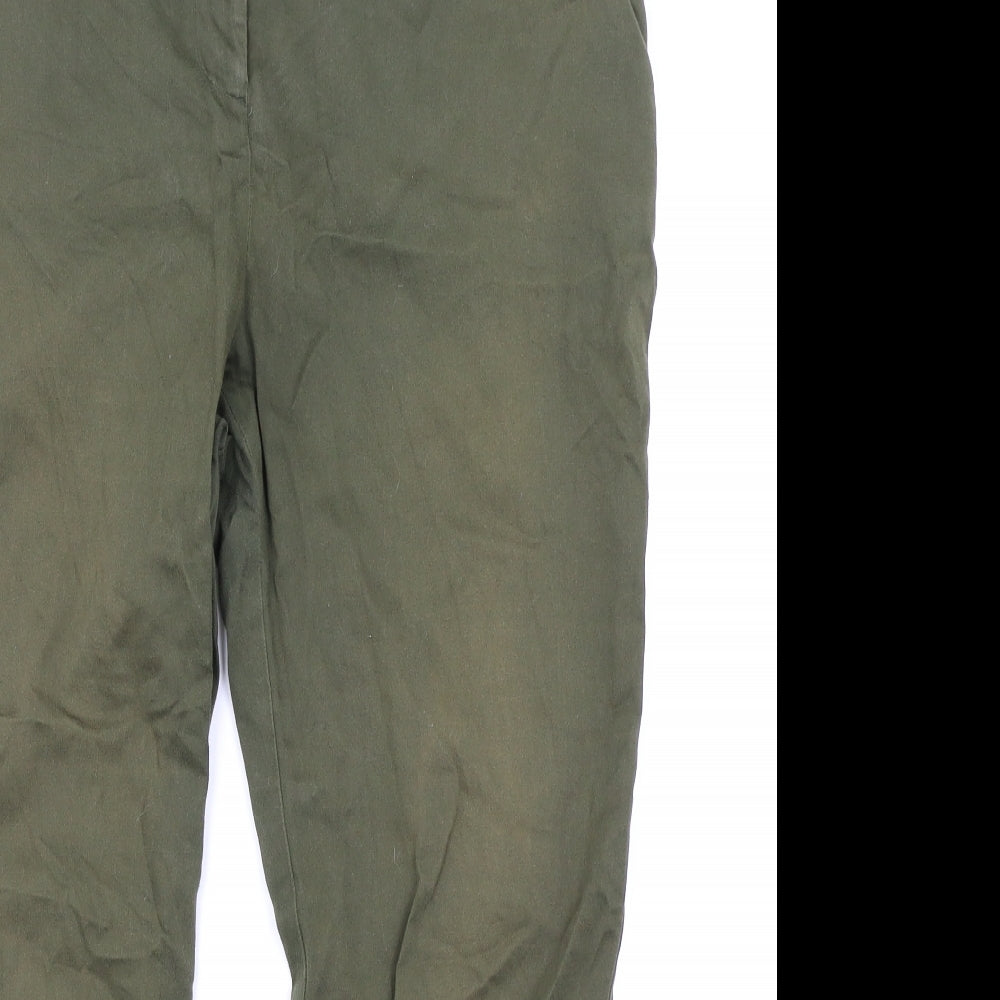 Dorothy Perkins Womens Green   Capri Trousers Size 14 L23 in