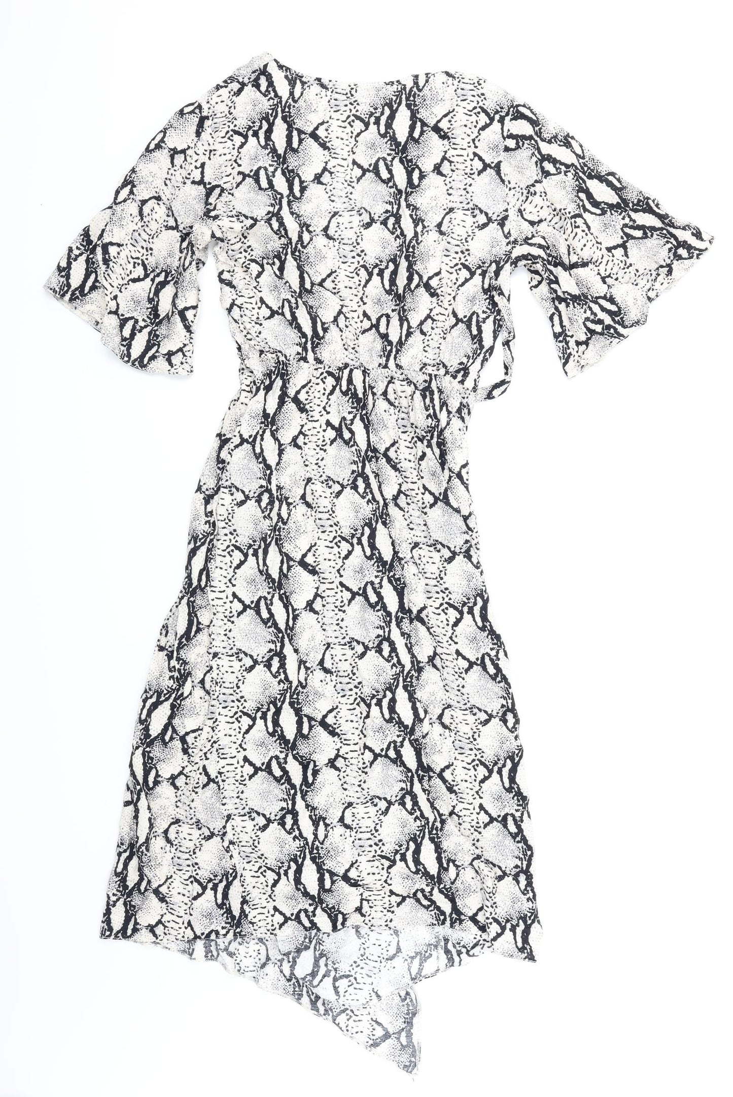 Miss Selfridge Womens Brown Animal Print  Fit & Flare  Size 10