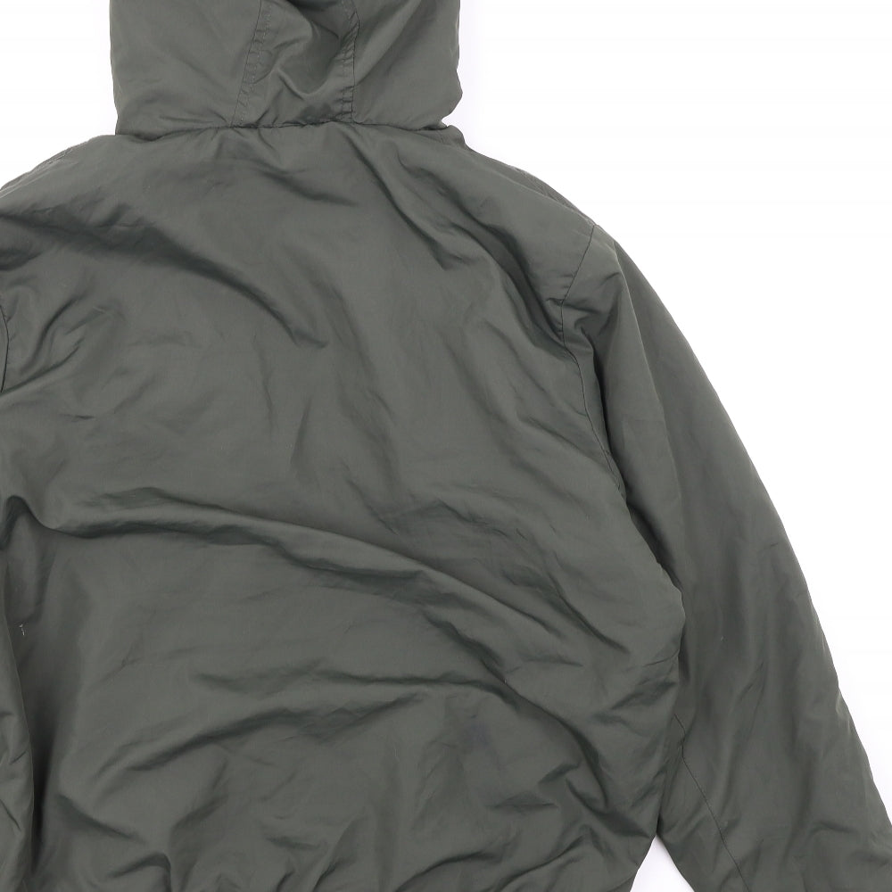 Brave Soul Womens Green   Puffer Jacket Coat Size XL