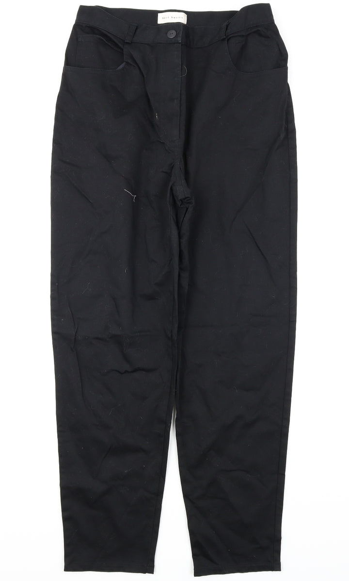 Best Womens Black   Trousers  Size 14 L28 in