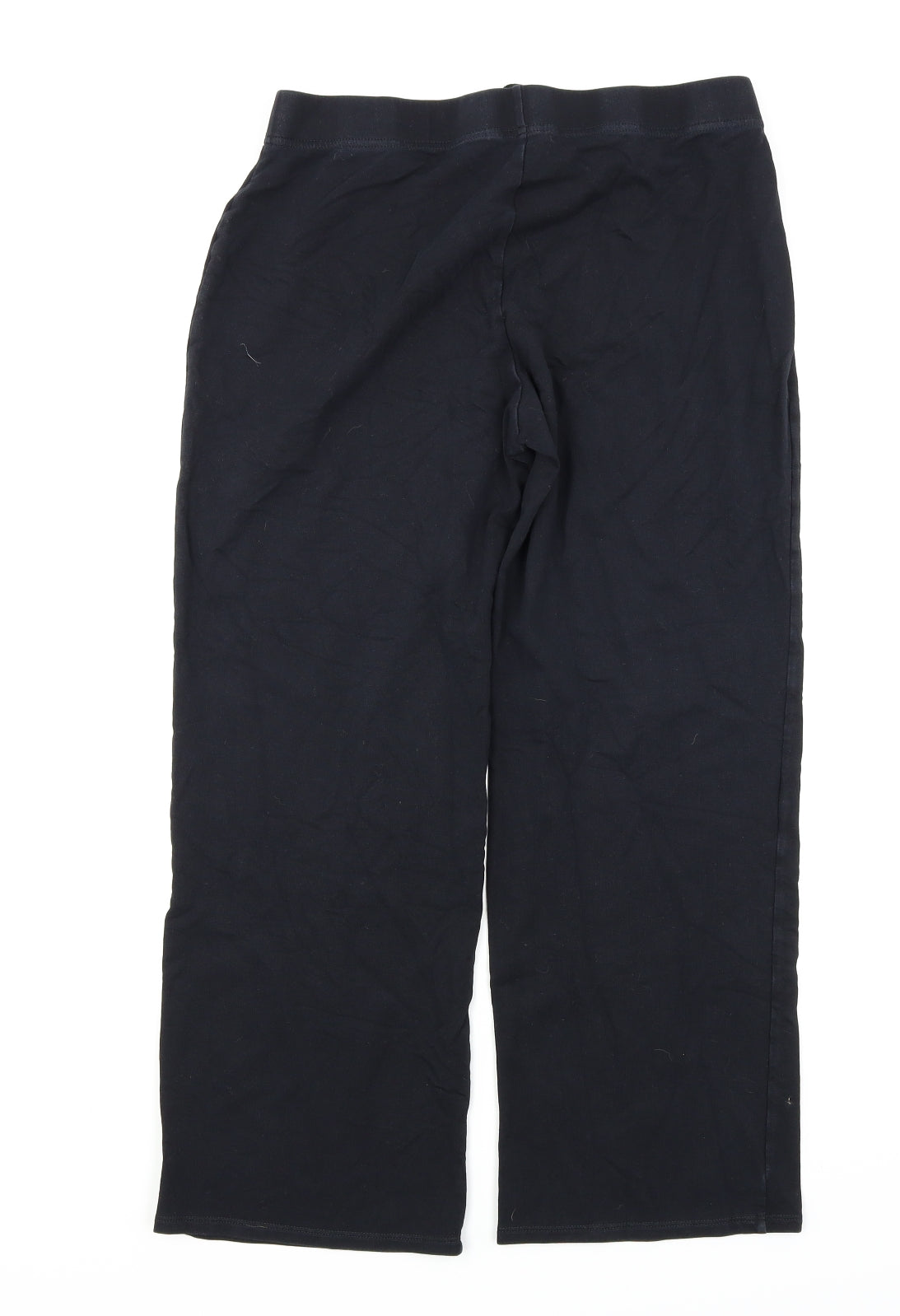 M&S Womens Black   Jogger Trousers Size 14 L23 in