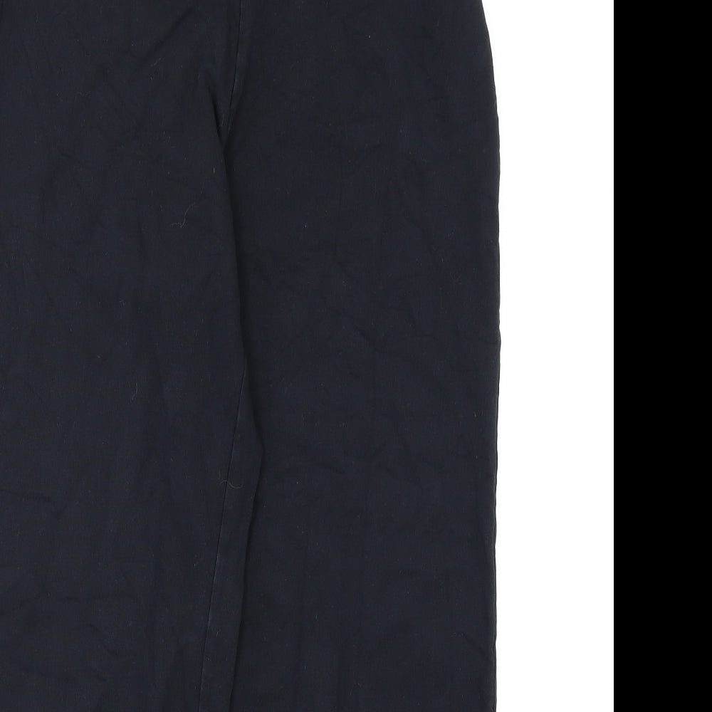 M&S Womens Black   Jogger Trousers Size 14 L23 in