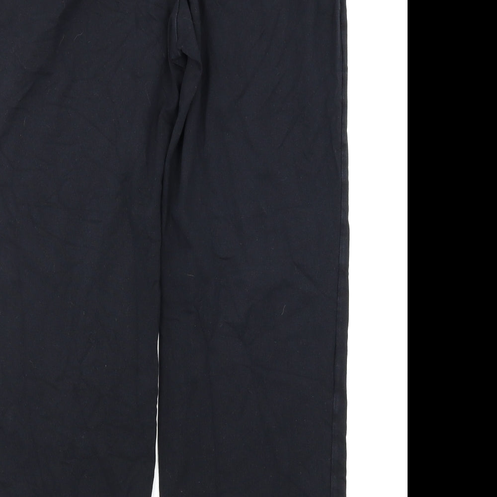 M&S Womens Black   Jogger Trousers Size 14 L23 in