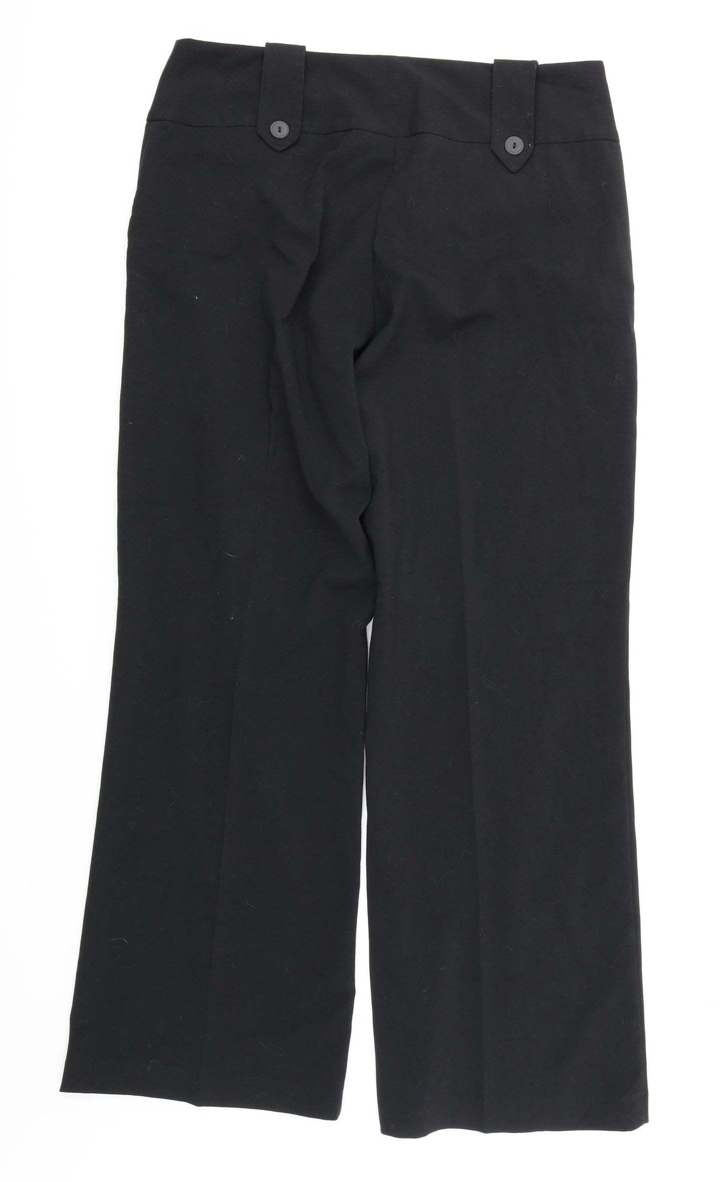 AMARANTO Womens Black   Trousers  Size 12 L30 in