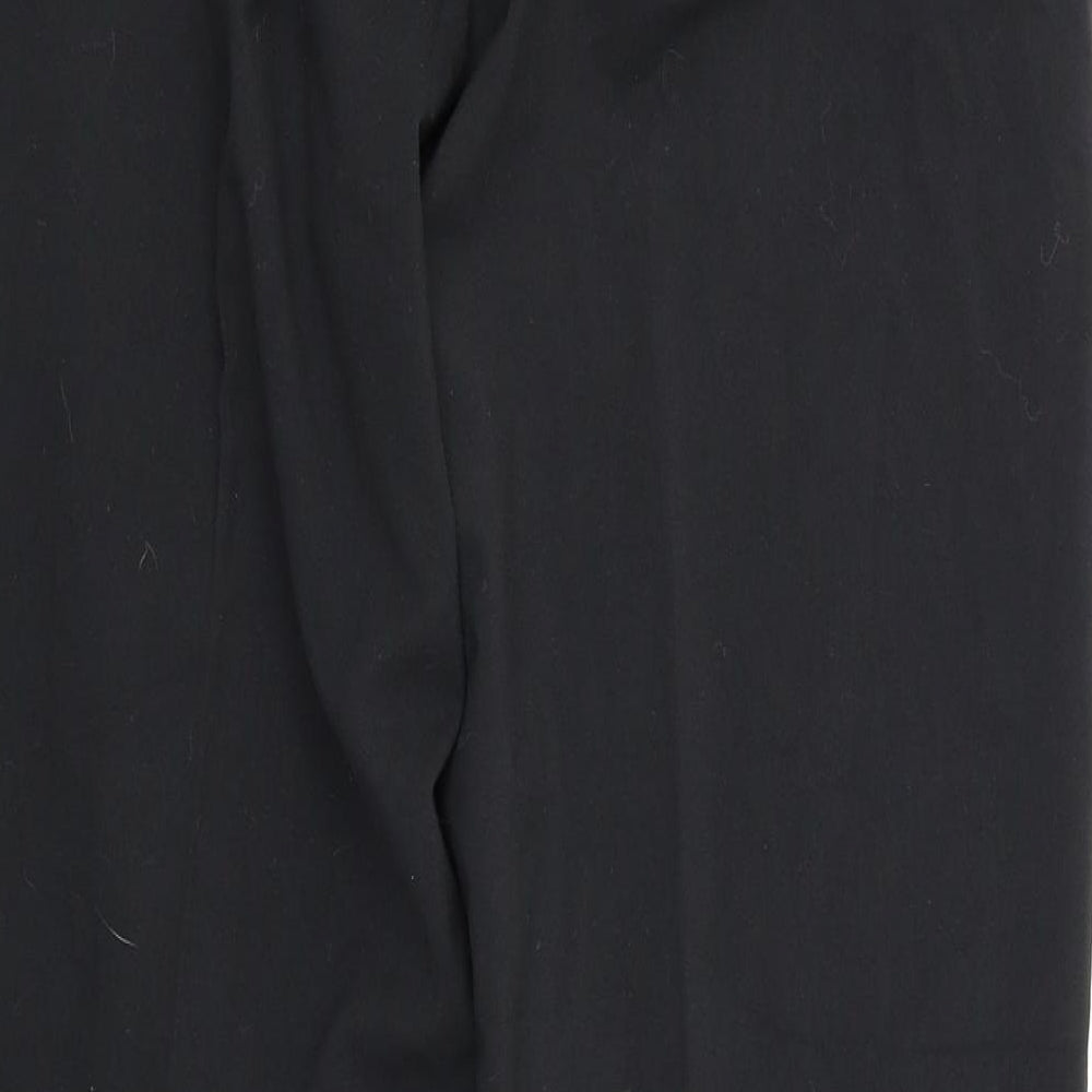 AMARANTO Womens Black   Trousers  Size 12 L30 in