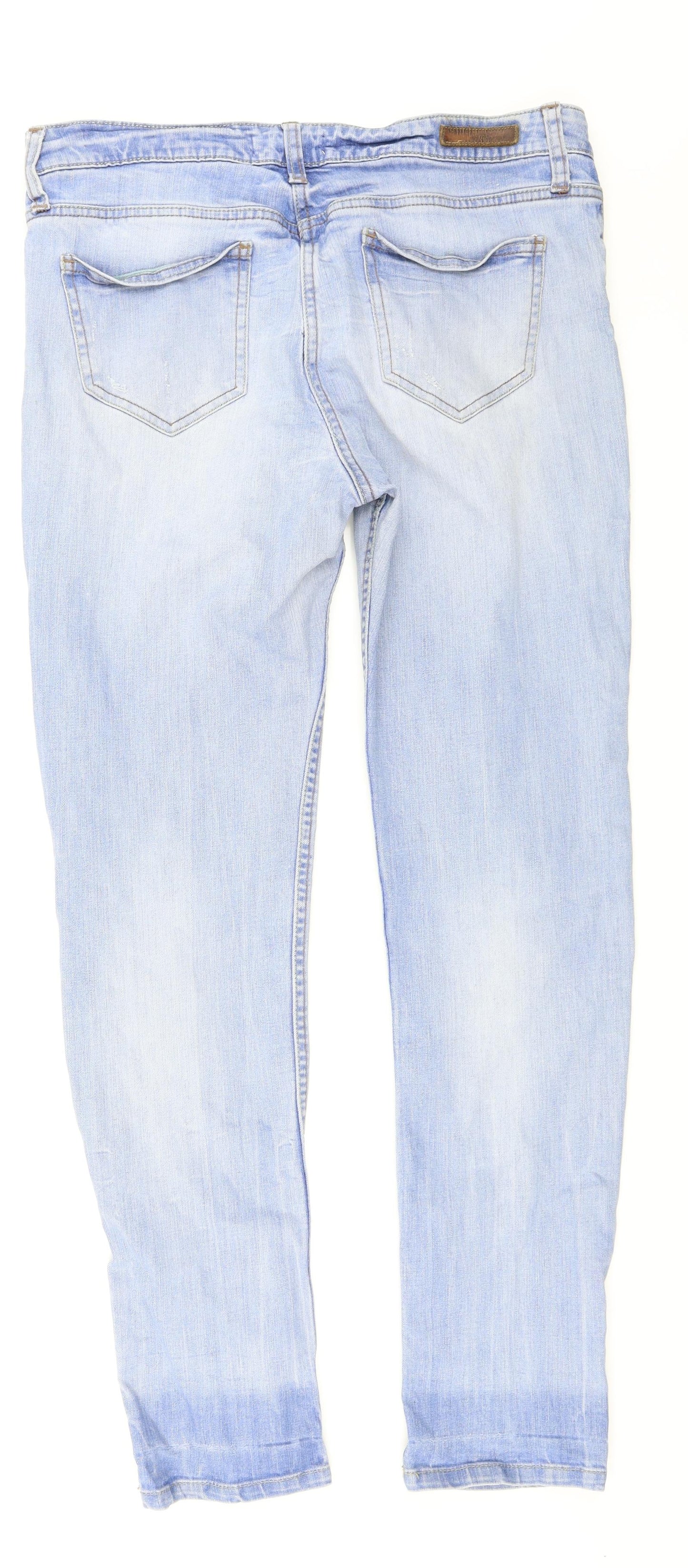 Falmer Womens Blue  Denim Skinny Jeans Size 12 L29 in