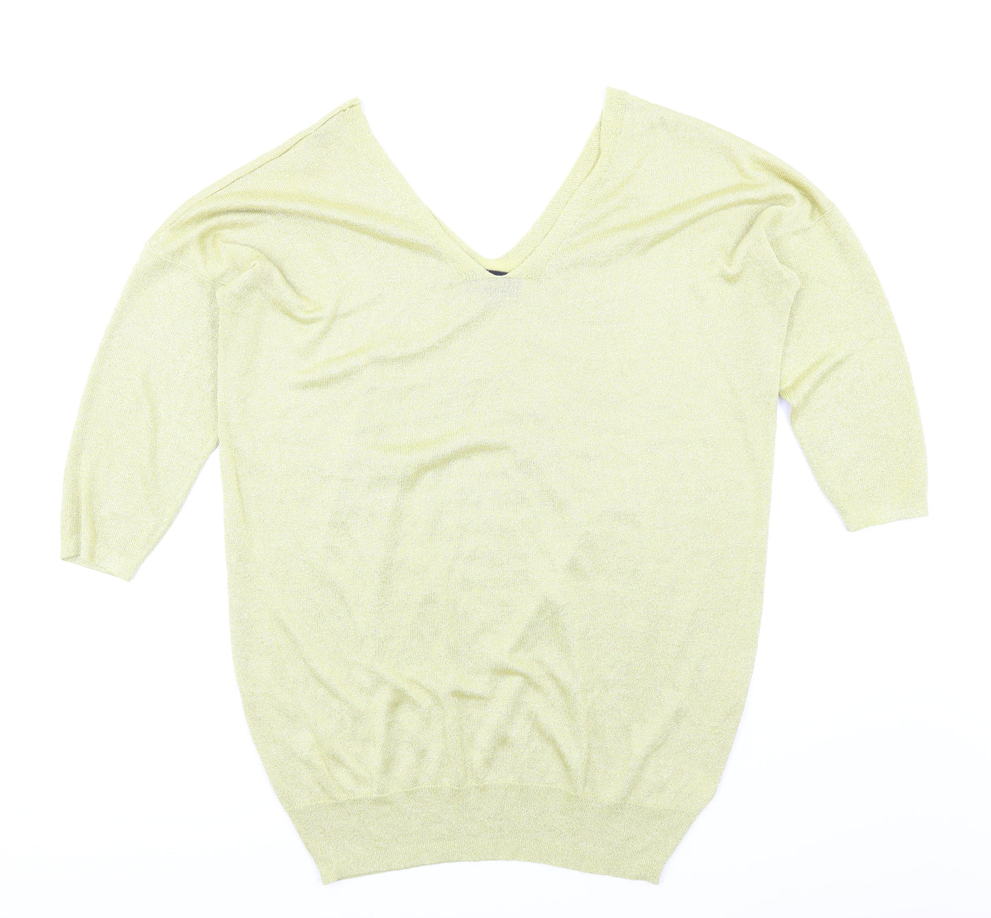 NEXT Womens Gold   Pullover Jumper Size 16
