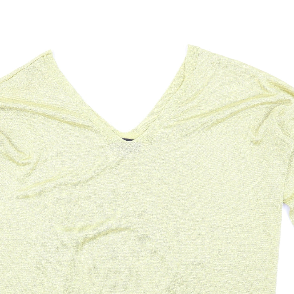 NEXT Womens Gold   Pullover Jumper Size 16