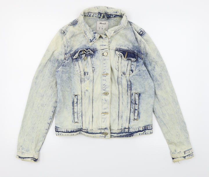 Denim Co Womens Blue Denim Jacket Size 10