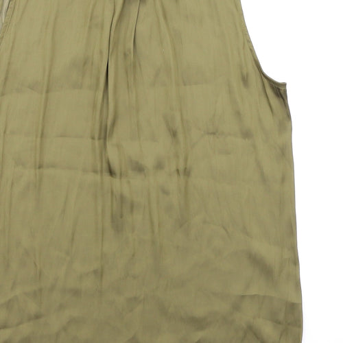 H&M Womens Green   Basic Blouse Size 12