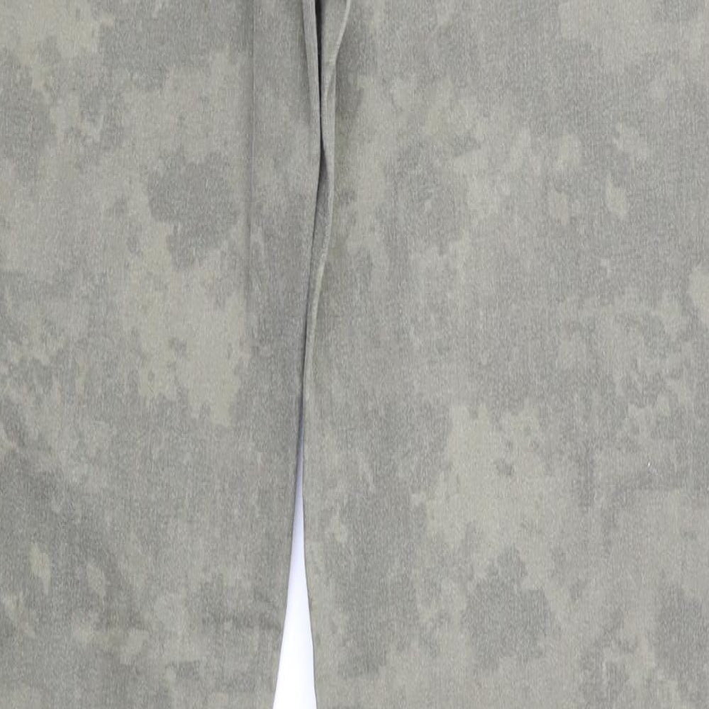 NEXT Womens Green Camouflage Denim Skinny Jeans Size 14 L28 in