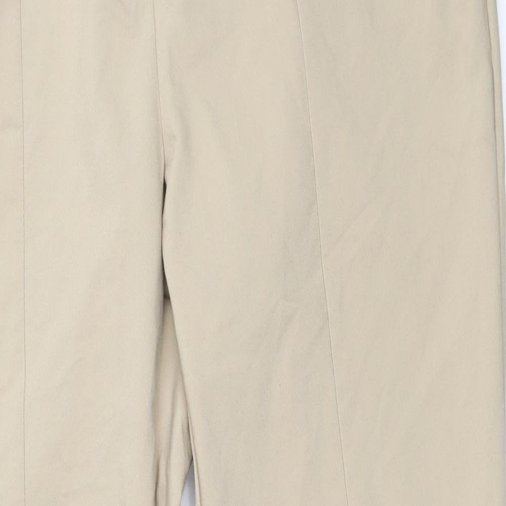 River Island Womens Beige   Capri Trousers Size 12 L26 in