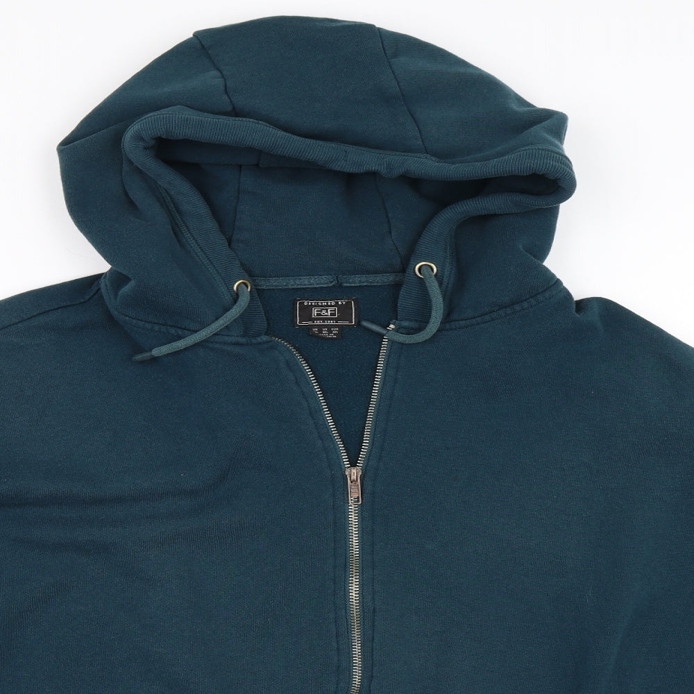 F&F Mens Blue   Full Zip Hoodie Size 3XL