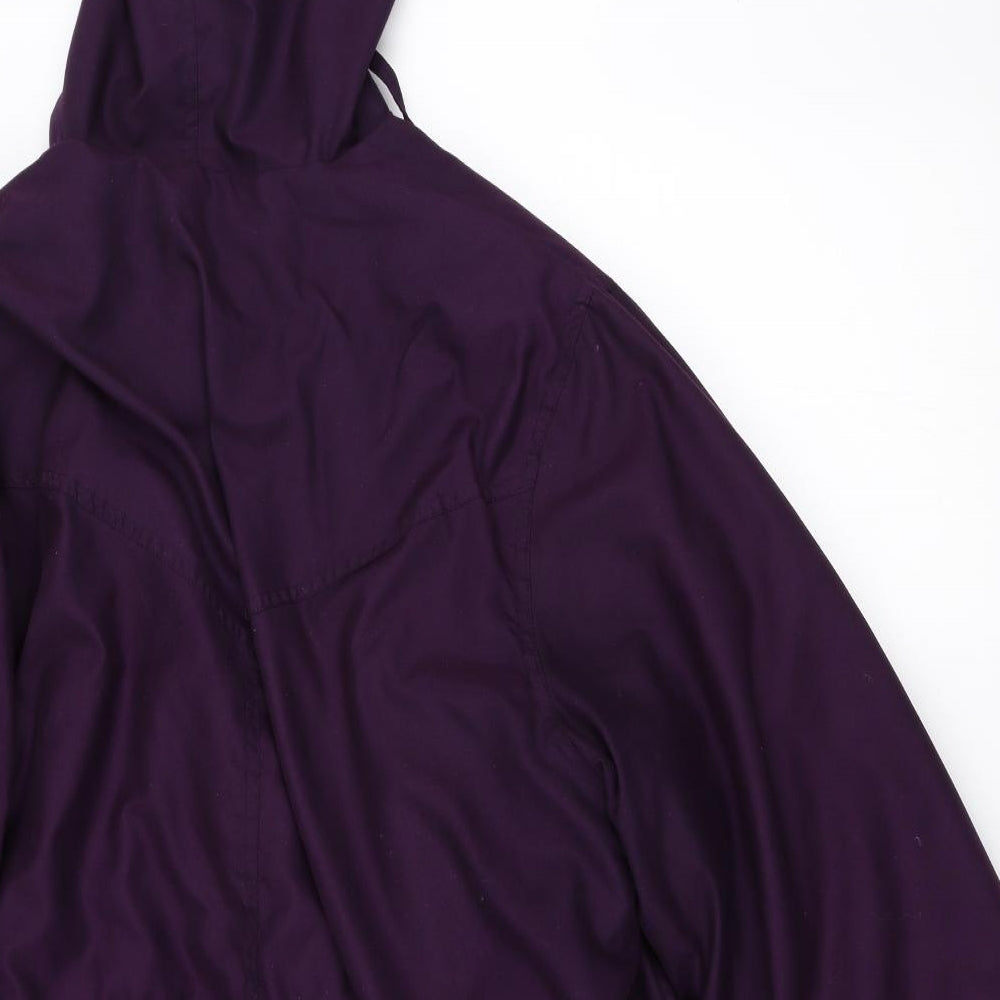 Preworn Womens Purple   Parka Coat Size 14