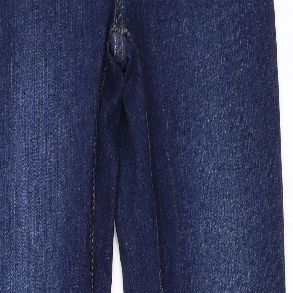 River Island Womens Blue  Denim Skinny Jeans Size 10 L30 in - Molly Jeans
