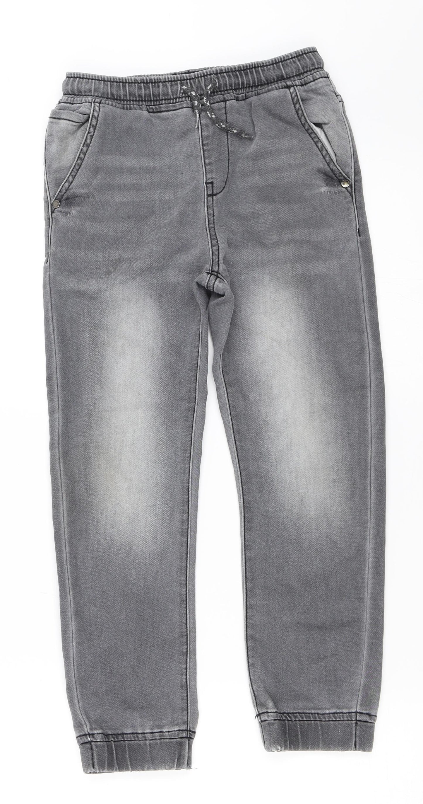 NEXT Boys Grey  Denim Straight Jeans Size 7 Years