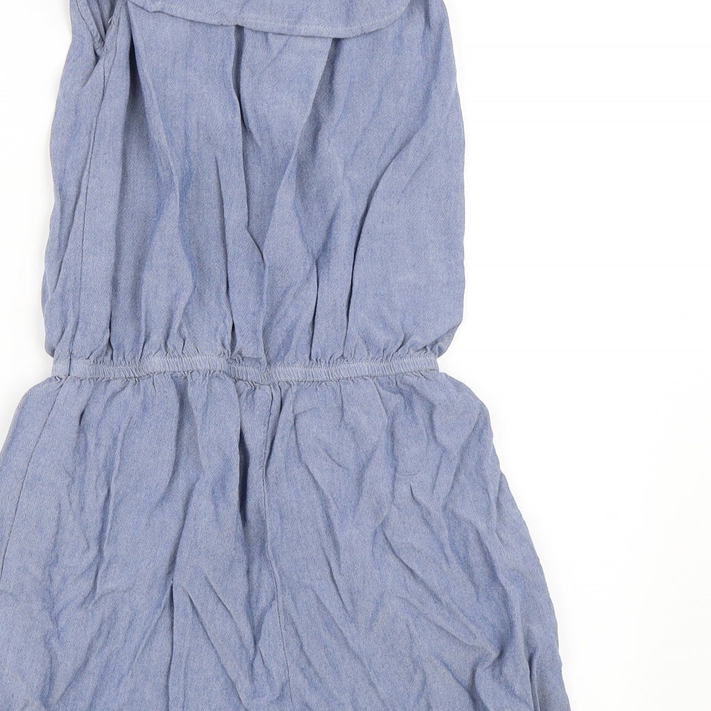 H&M Girls Blue   Playsuit One-Piece Size 14 Years