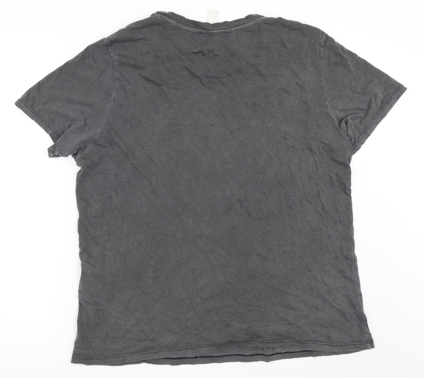 H&M Mens Grey    T-Shirt Size L