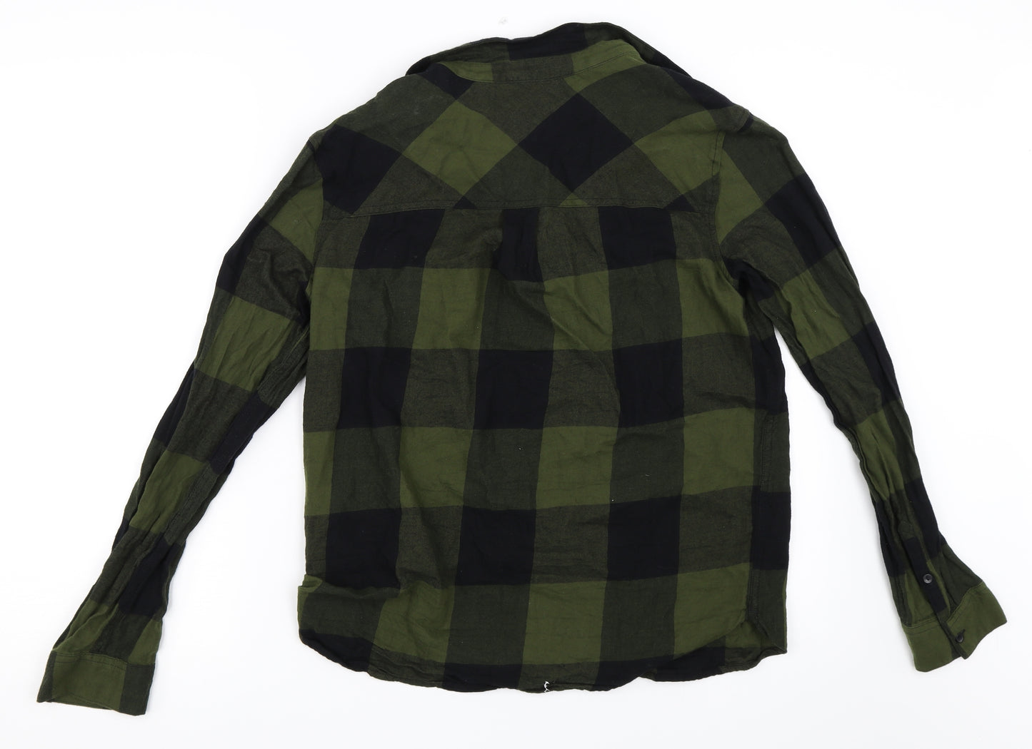 H&M Womens Green   Basic Button-Up Size 36