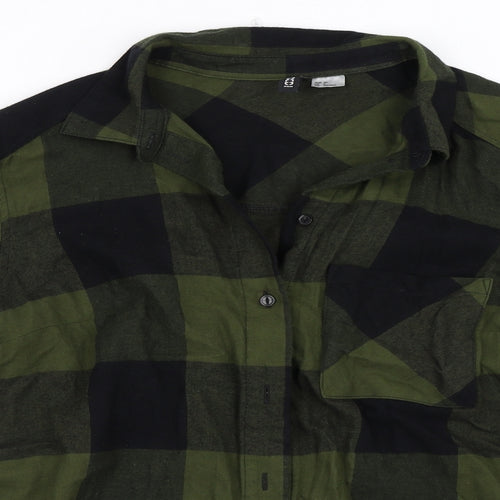 H&M Womens Green   Basic Button-Up Size 36