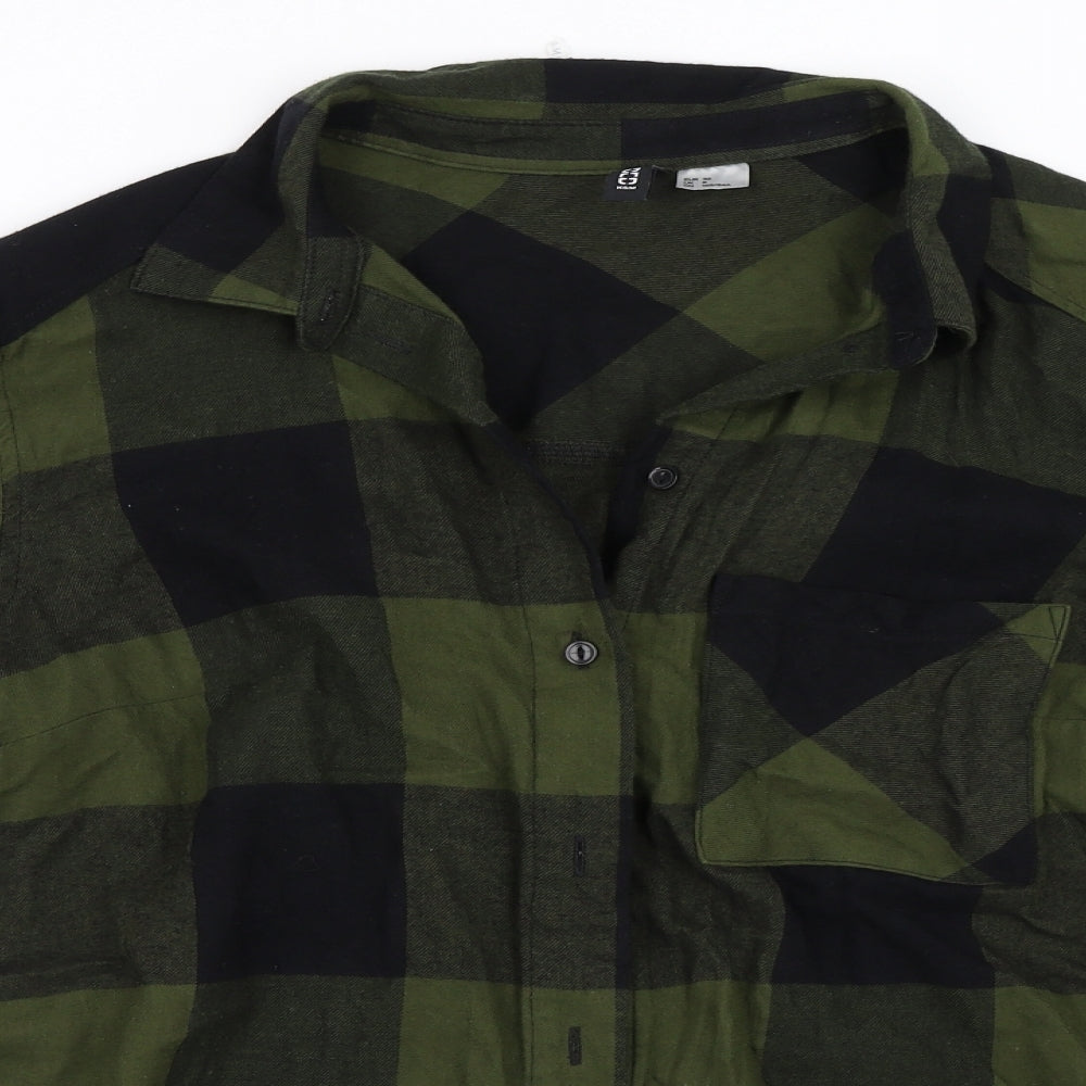 H&M Womens Green   Basic Button-Up Size 36