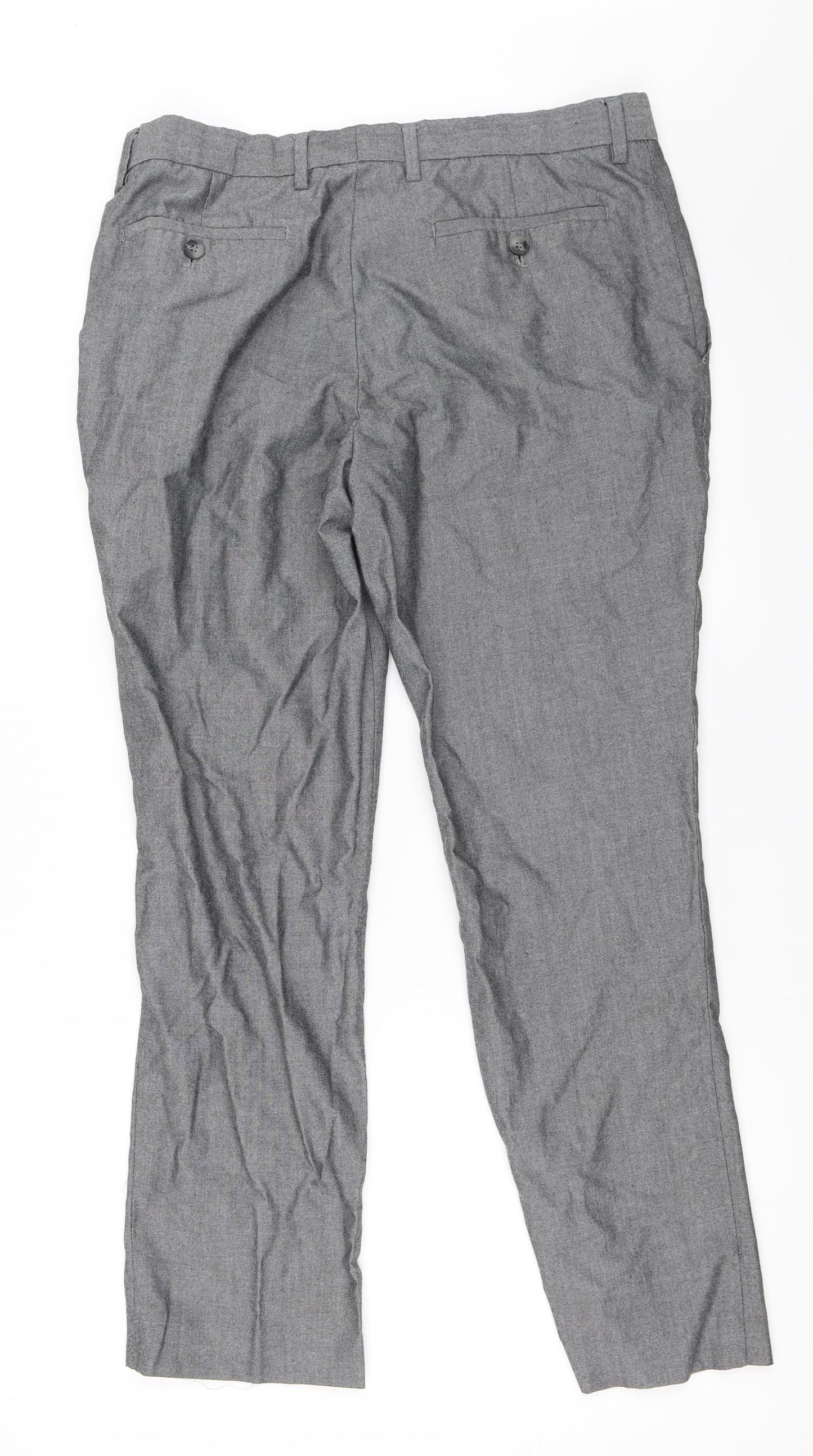 Primark Mens Grey   Trousers  Size 34 in L30 in