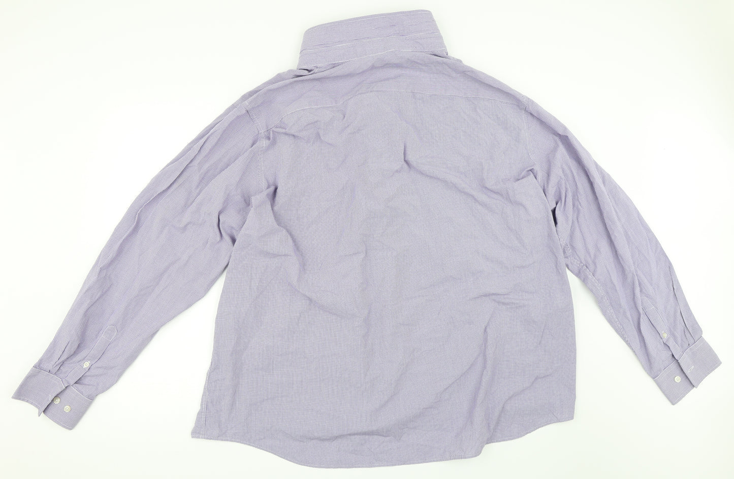 F&F Mens Purple    Dress Shirt Size 19