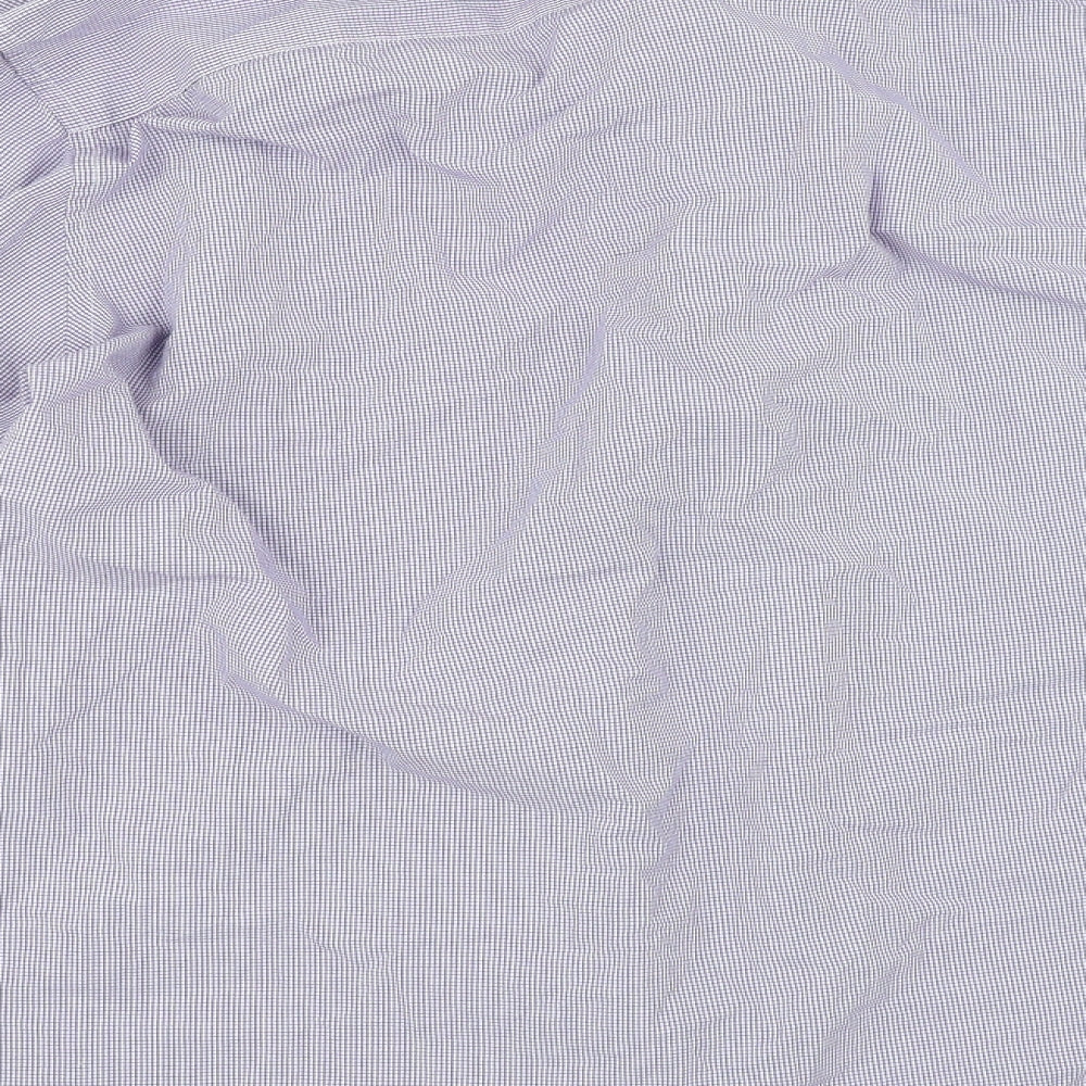 F&F Mens Purple    Dress Shirt Size 19