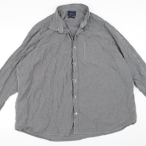 F&F Mens Black    Dress Shirt Size 19