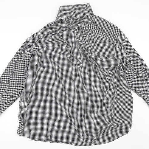 F&F Mens Black    Dress Shirt Size 19