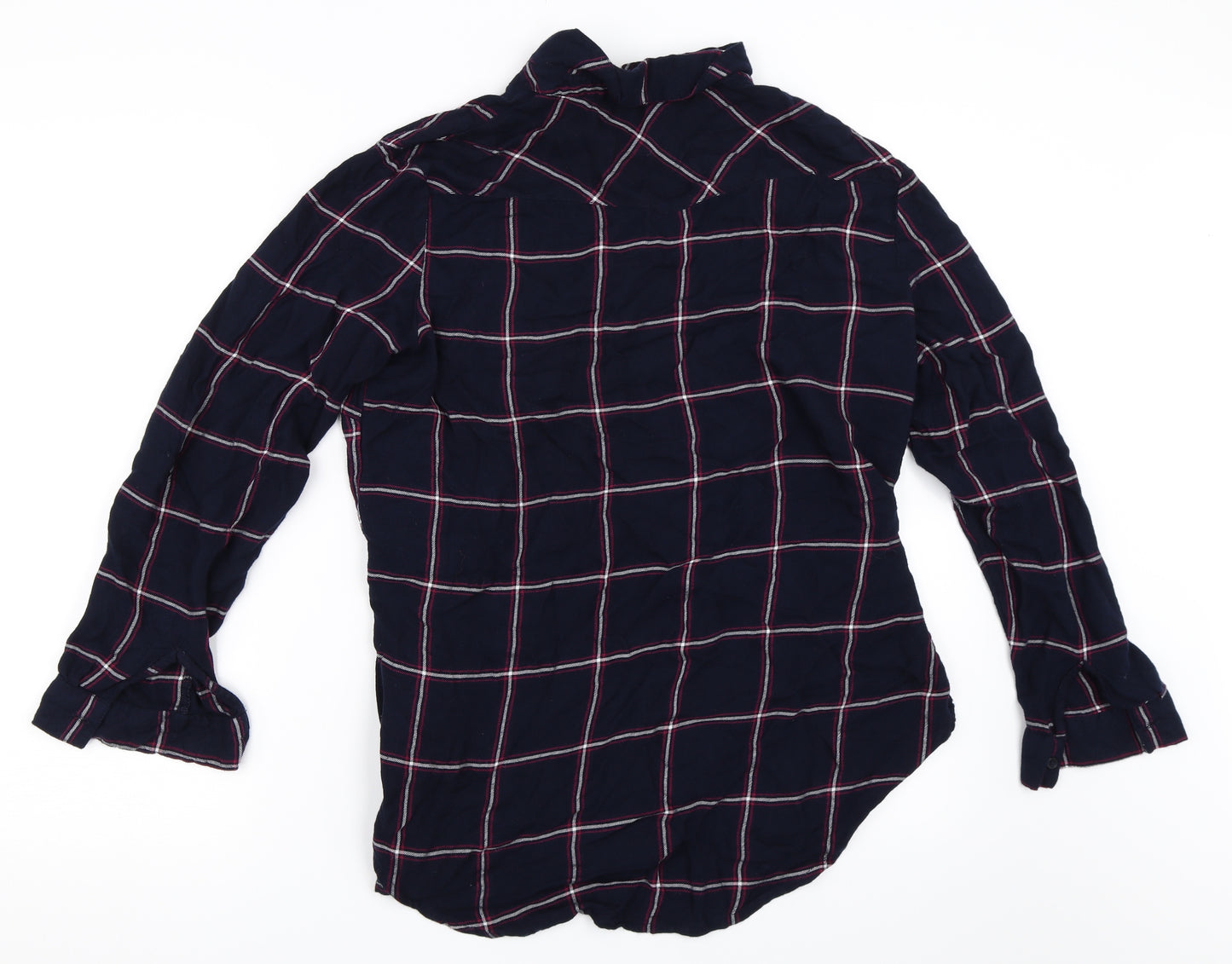 George Womens Blue   Basic Button-Up Size 14