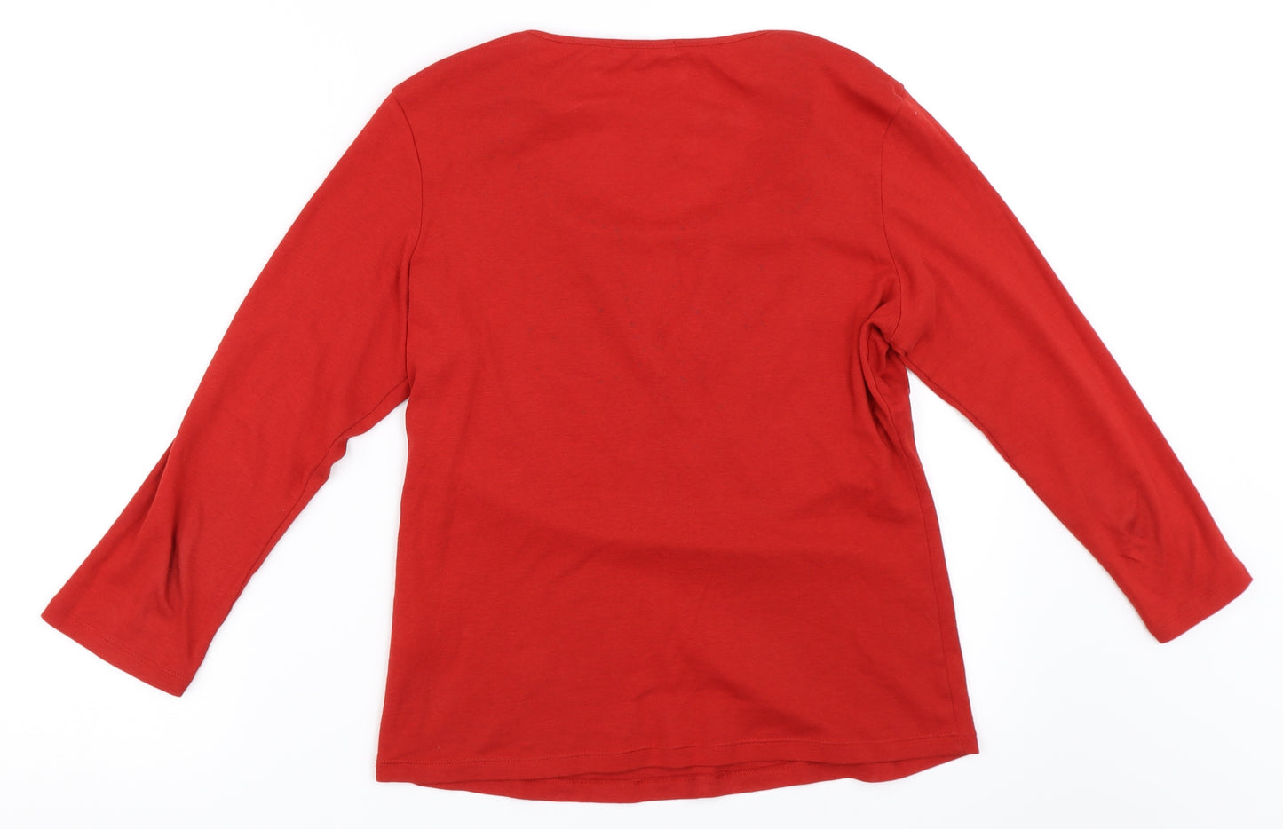 Marks and Spencer Womens Red   Basic T-Shirt Size 12