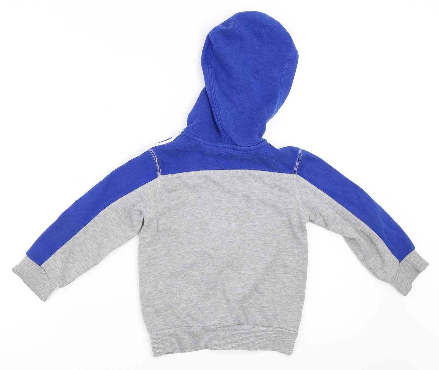 adidas Boys Grey   Full Zip Hoodie Size 3-4 Years