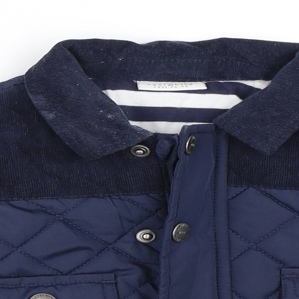 NEXT Boys Blue   Basic Coat Coat Size 0-3 Months