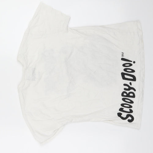 Zara Boys White   Basic T-Shirt Size 10 Years  - Scooby Doo
