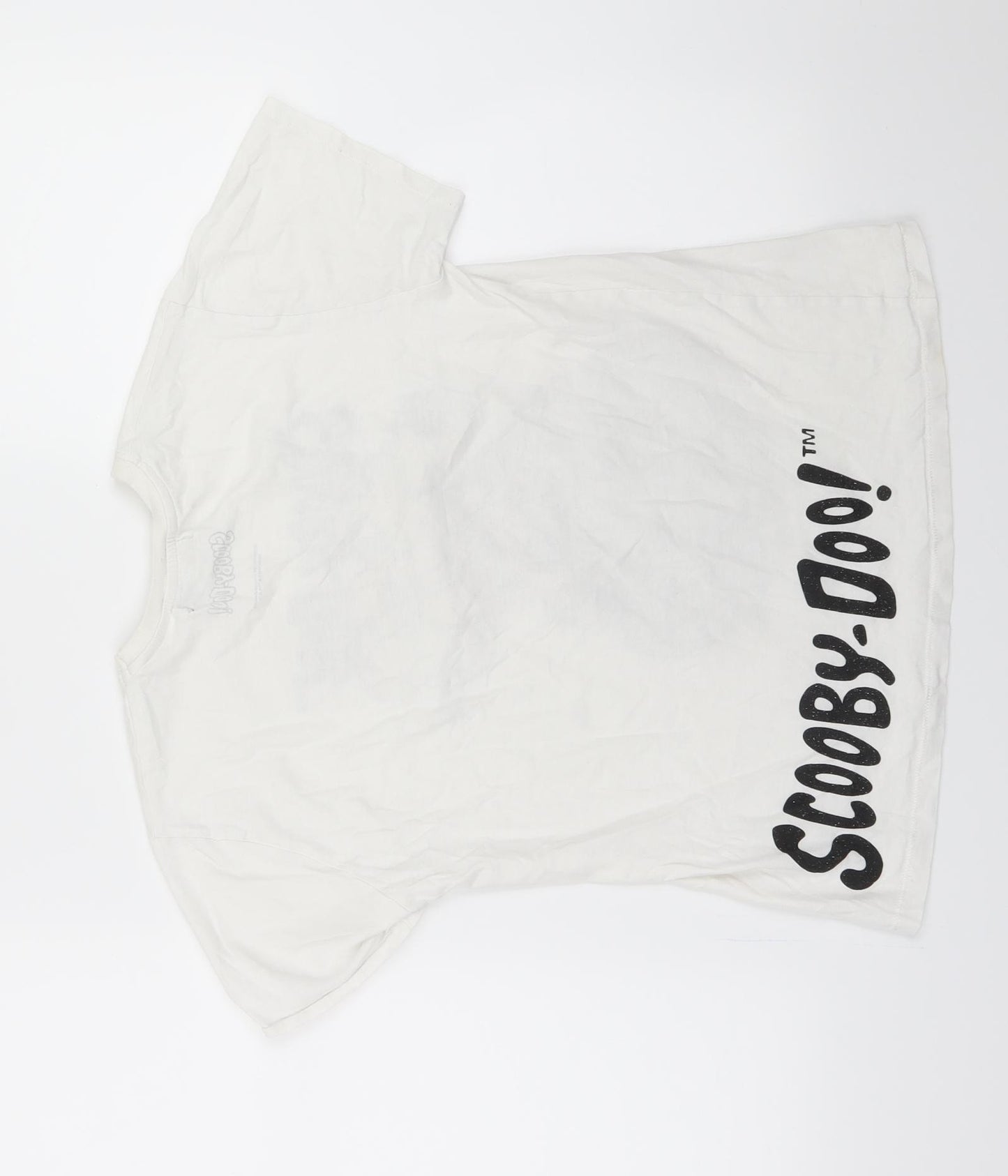 Zara Boys White   Basic T-Shirt Size 10 Years  - Scooby Doo