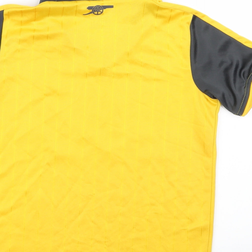 PUMA Boys Yellow   Jersey T-Shirt Size 5-6 Years  - Arsenal FC