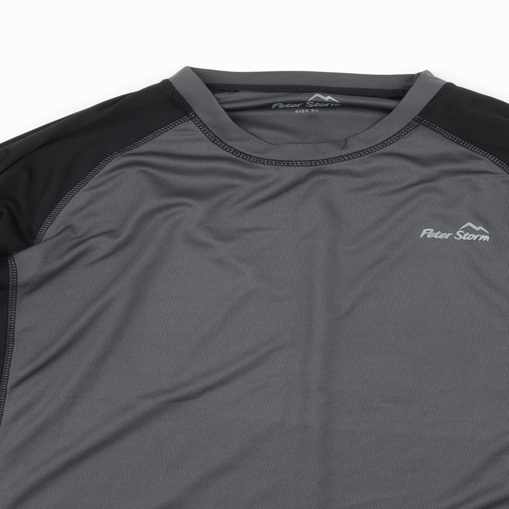 Peter Storm Mens Grey    T-Shirt Size XL