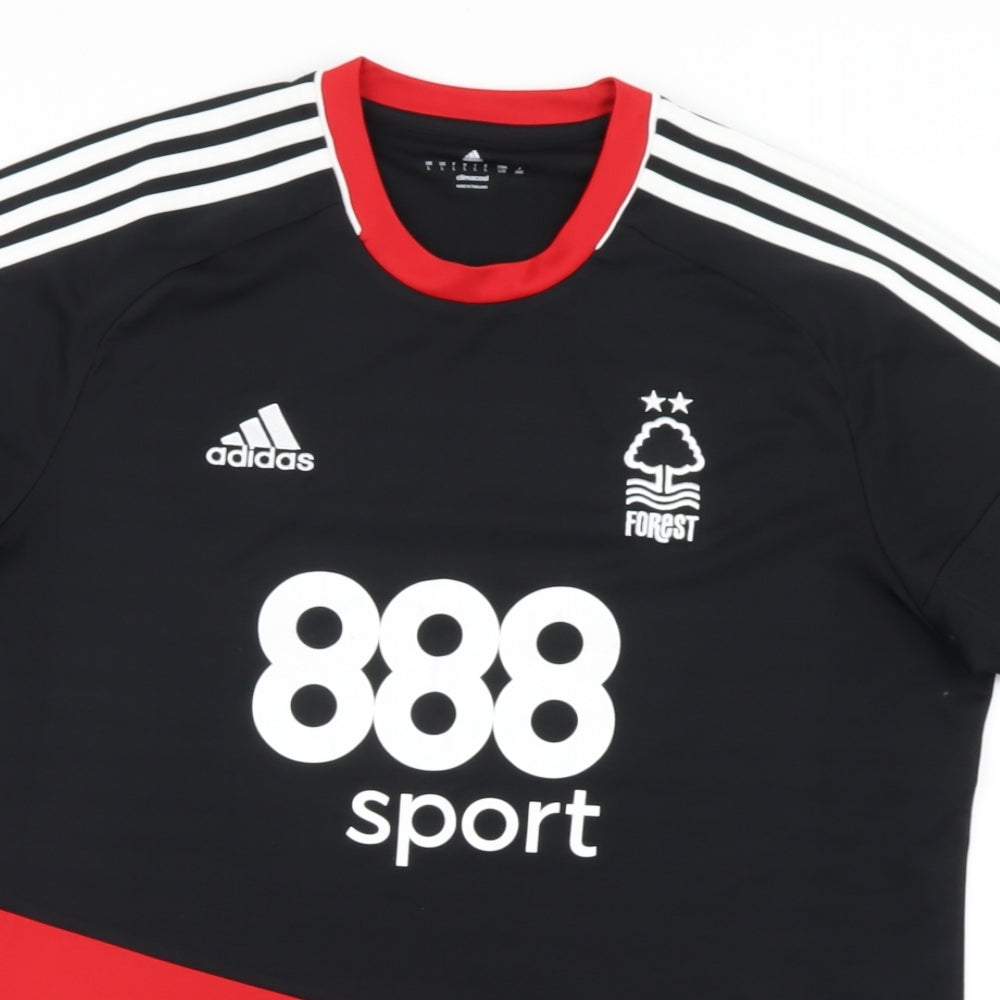 adidas Mens Black    T-Shirt Size L