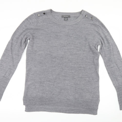Primark Womens Grey  Knit Pullover Jumper Size 6
