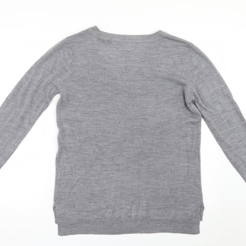Primark Womens Grey  Knit Pullover Jumper Size 6