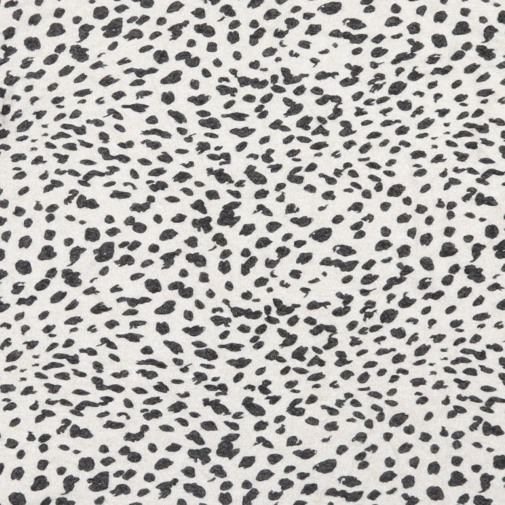 Dorothy Perkins Womens Black Animal Print  Pullover Jumper Size 18