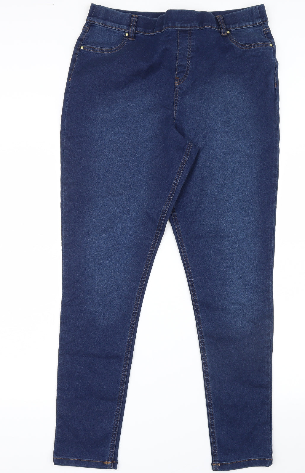F&F Womens Blue  Denim Jegging Jeans Size 18 L29 in